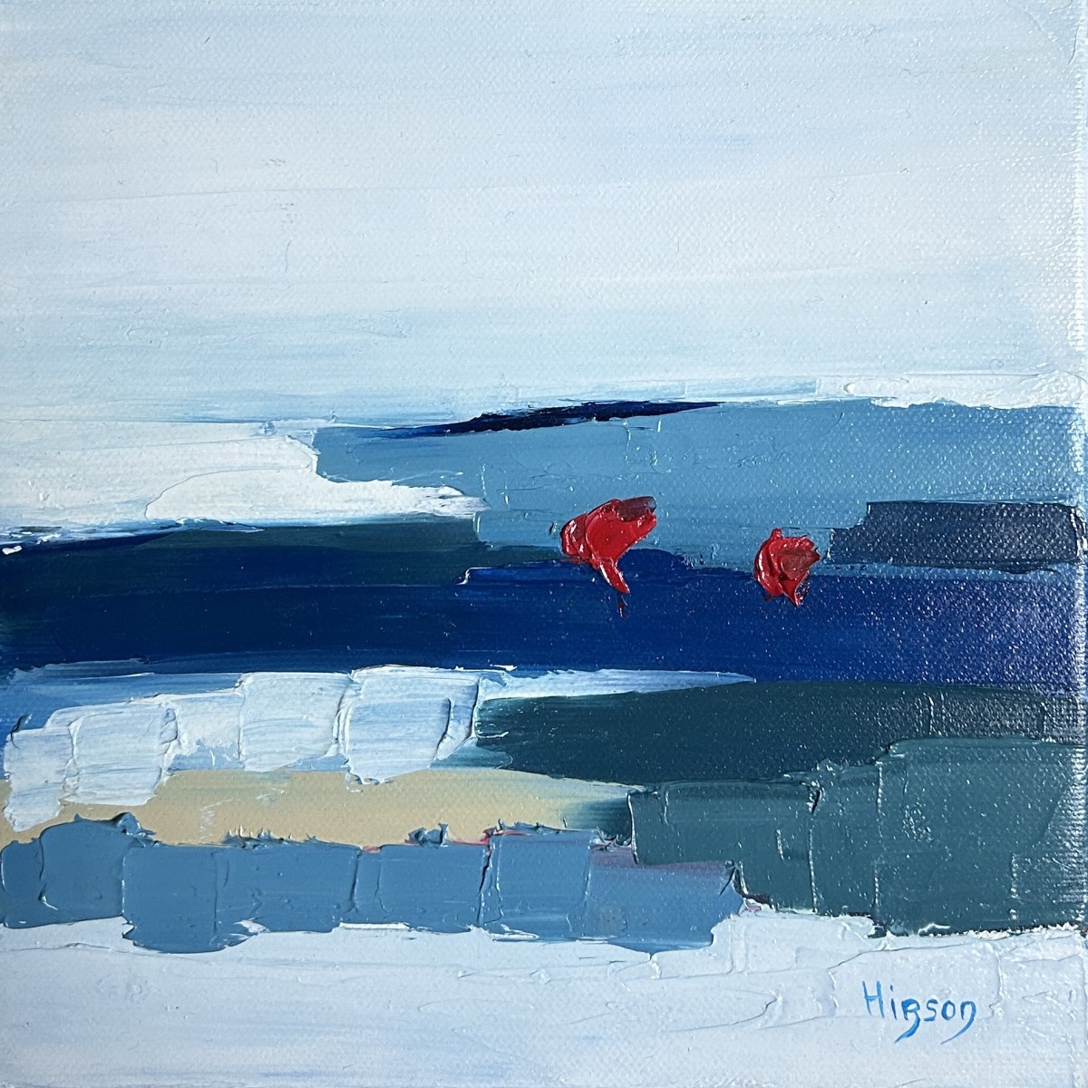 Infiniment bleu 9, de Sandrine Hirson The Art Cycle