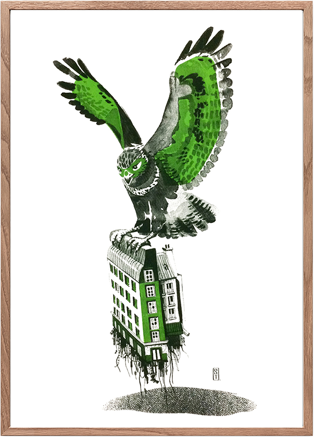 sarahteulet busearrachee serigraphie paysagepop_art theartcycle photo_principale.jpg The Art Cycle