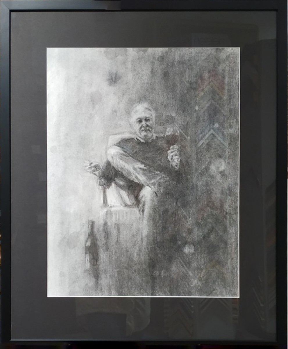 Guy with Wine, de SBBoursot The Art Cycle