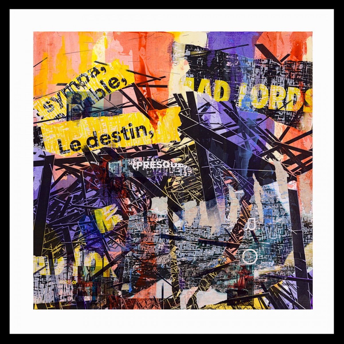Les cycles du chaos 16 digigraphie, de Scowcza The Art Cycle