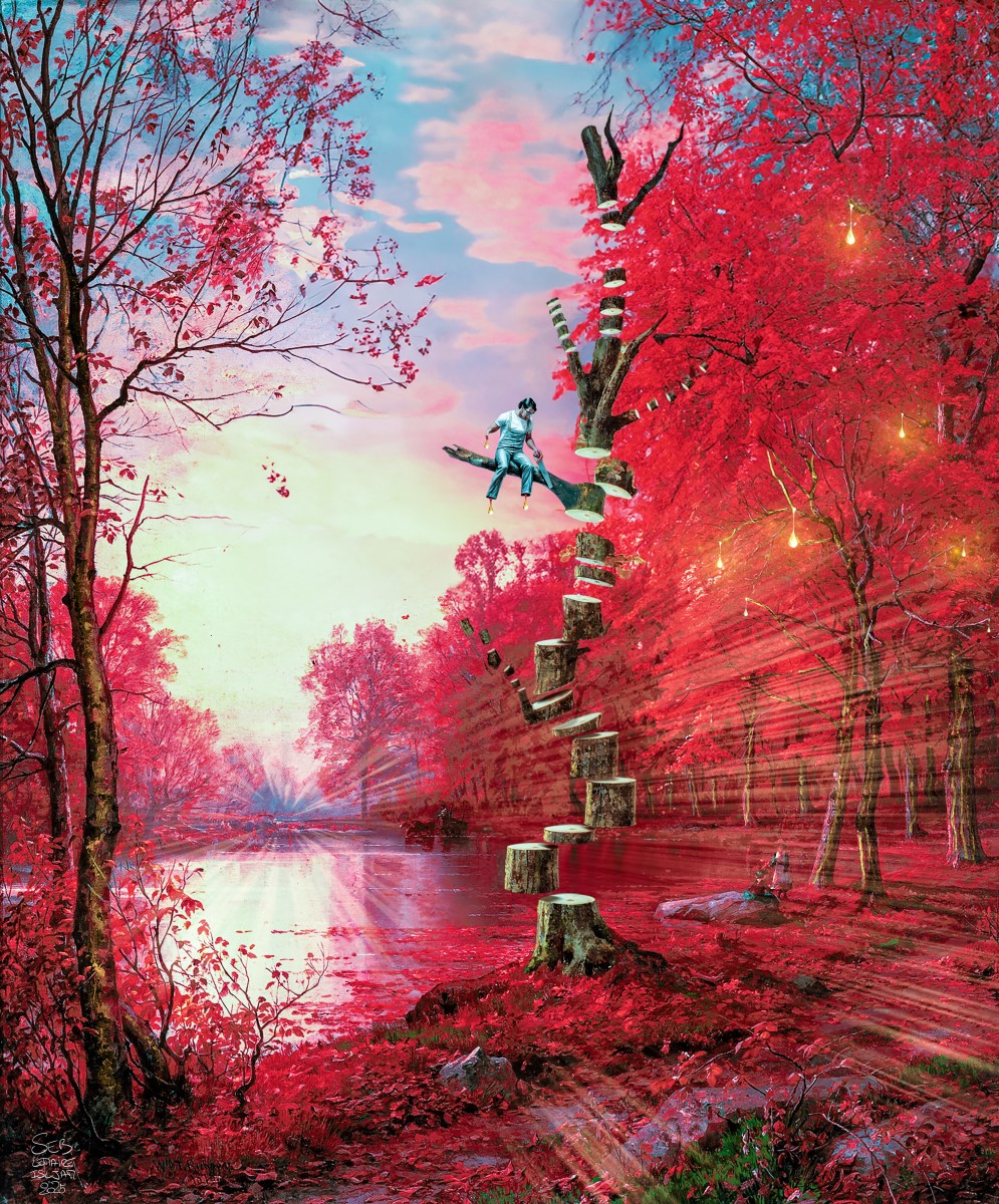 Déforestation, de Seb Lemaire Isljam The Art Cycle