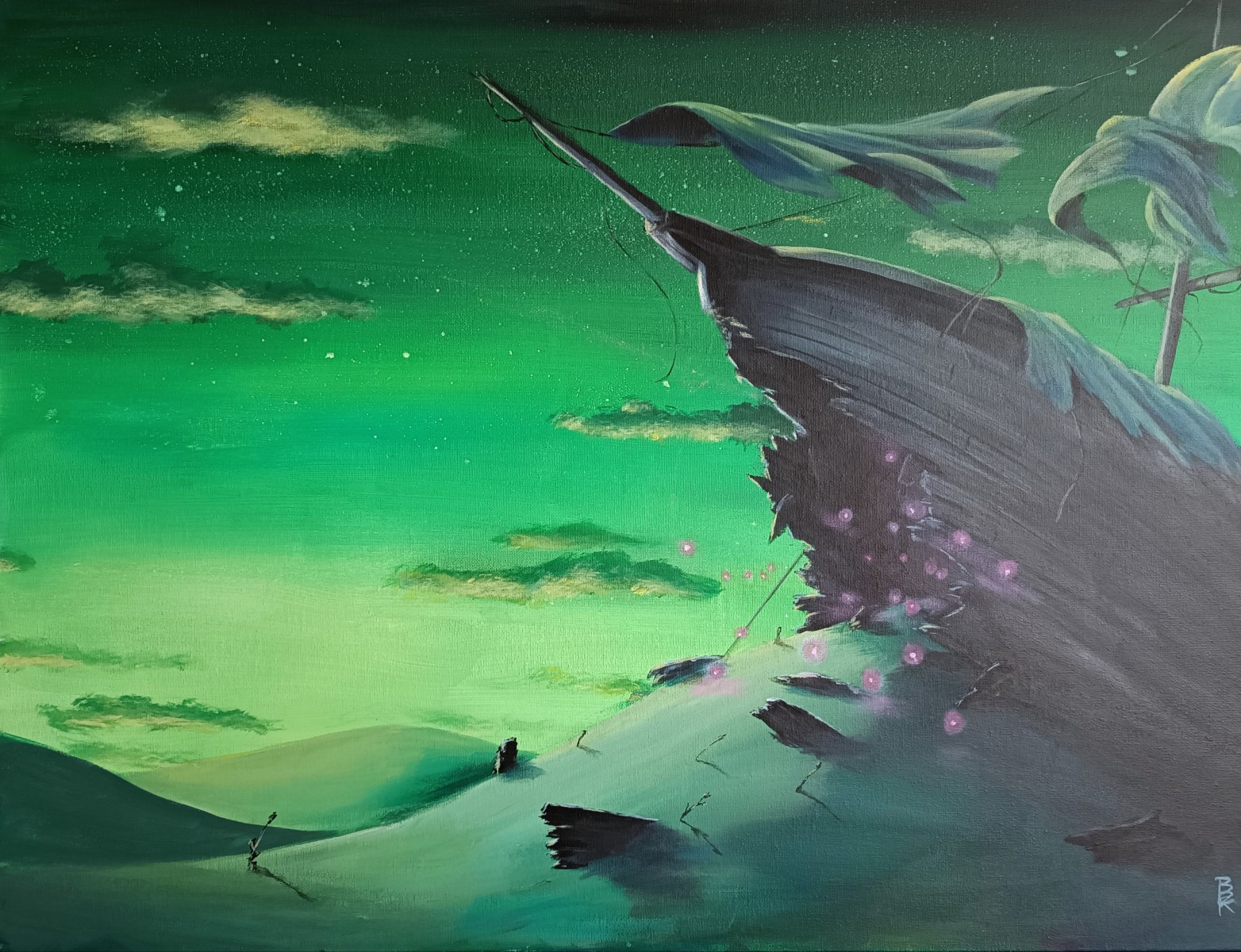 Poussière & vacillement #1, de Seb Bak The Art Cycle