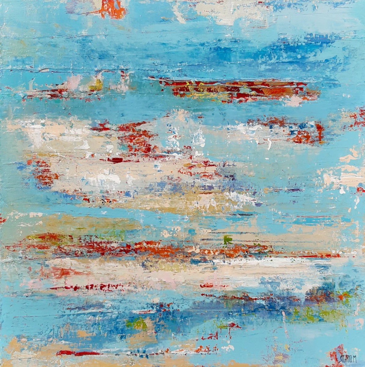 Banc de sable, de Sigrid M The Art Cycle
