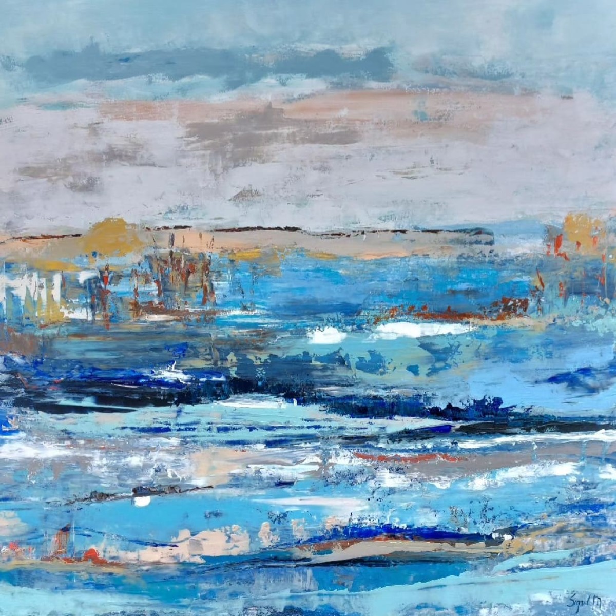Les bleus poétiques, de Sigrid M The Art Cycle