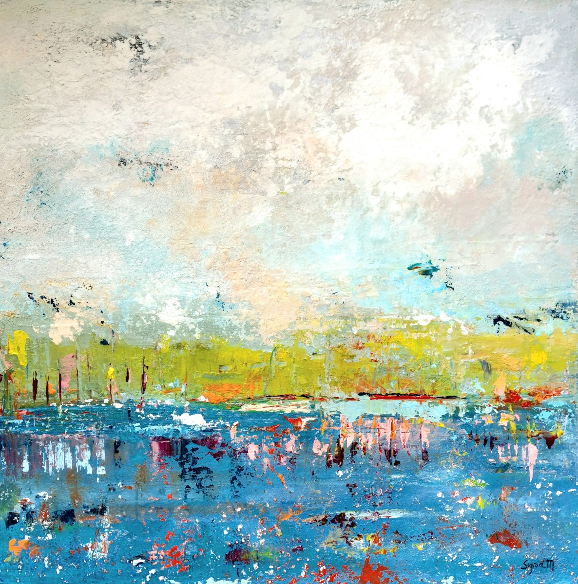 Les flamants roses, de Sigrid M The Art Cycle