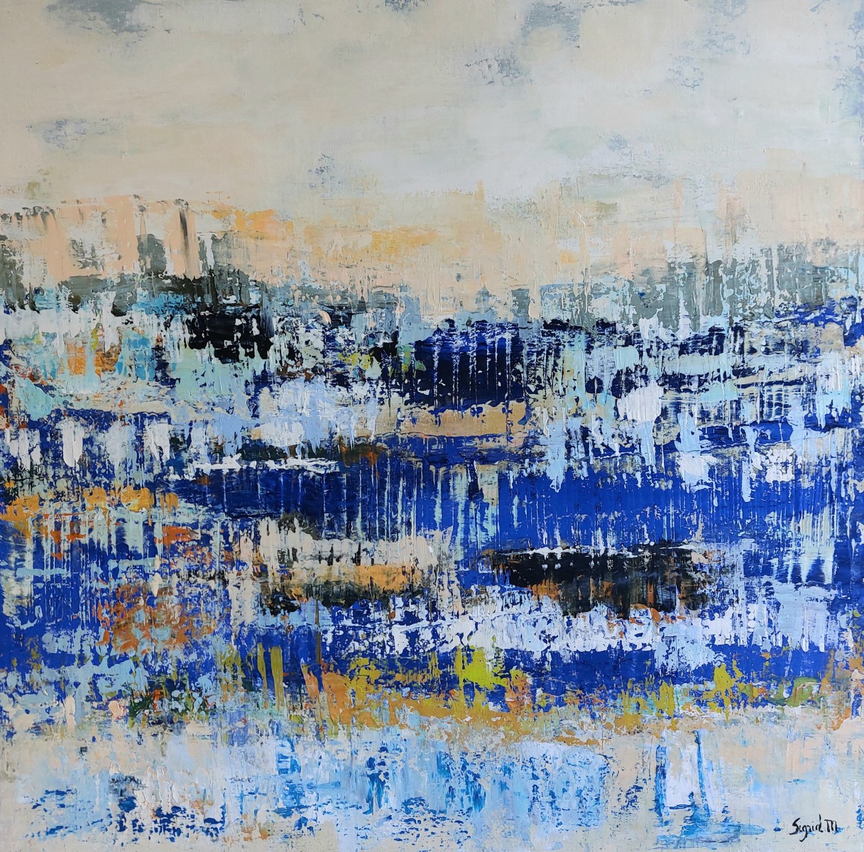 Les mots bleus, de Sigrid M The Art Cycle