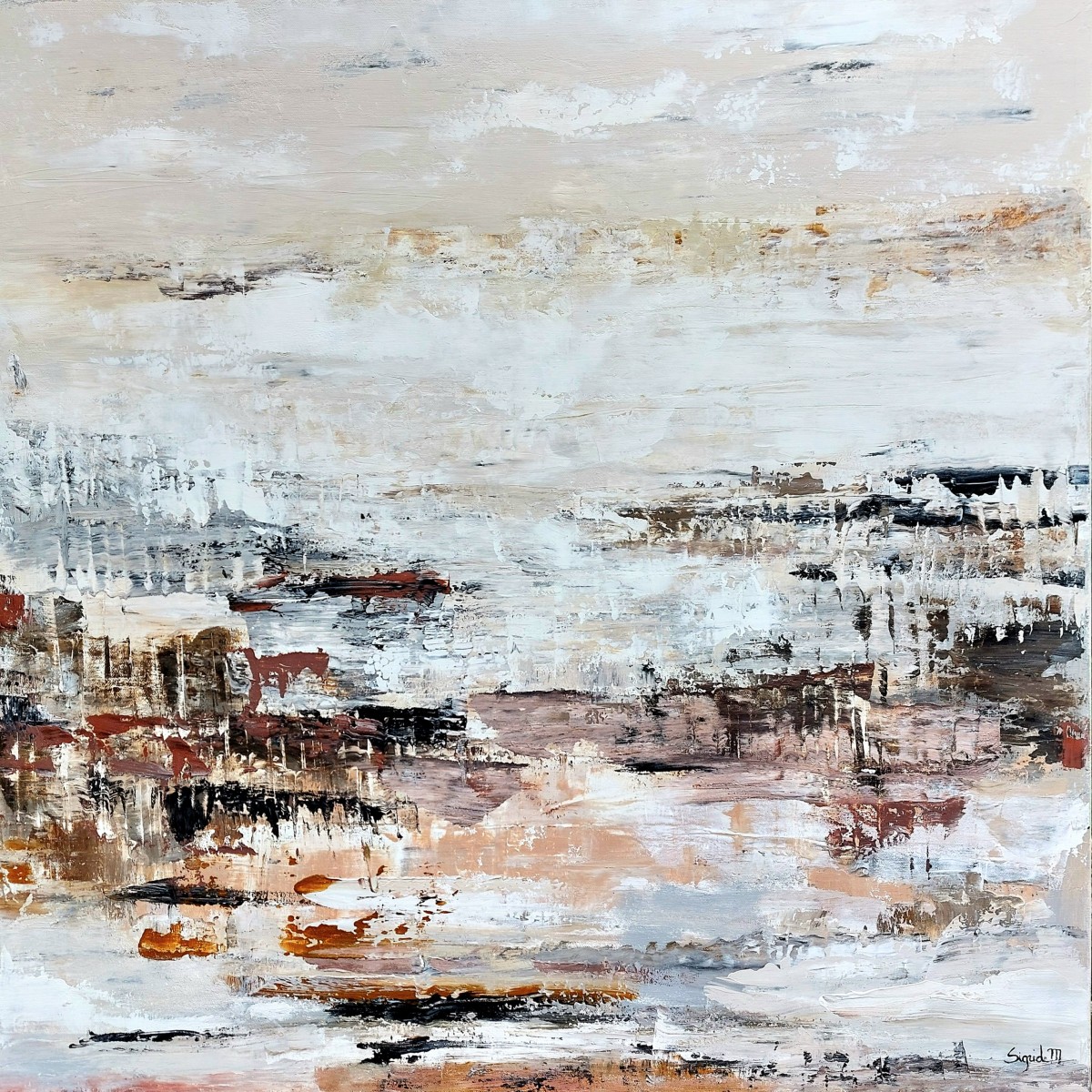 Les roches brunes, de Sigrid M The Art Cycle