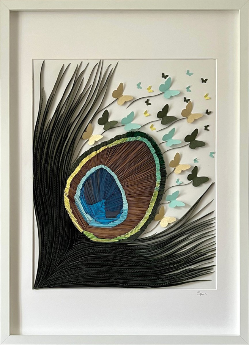 Oeil du Paon, âme du Papillon, de Sobana Ashok Kumar The Art Cycle