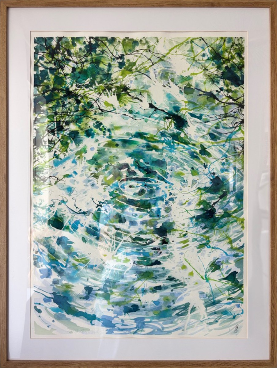 L'eau bleue, de Sophie Boiral The Art Cycle