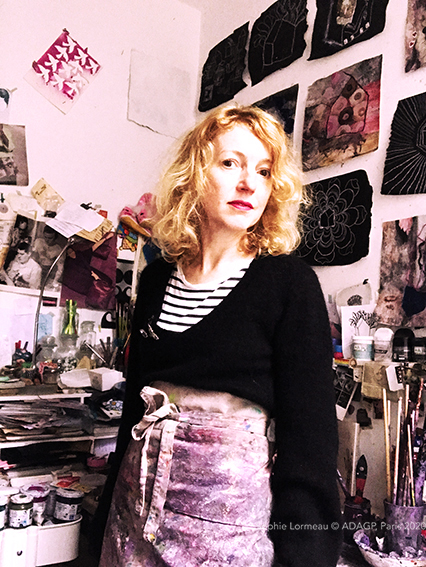 à la rencontre de l'artiste
                     Sophie Lormeau                