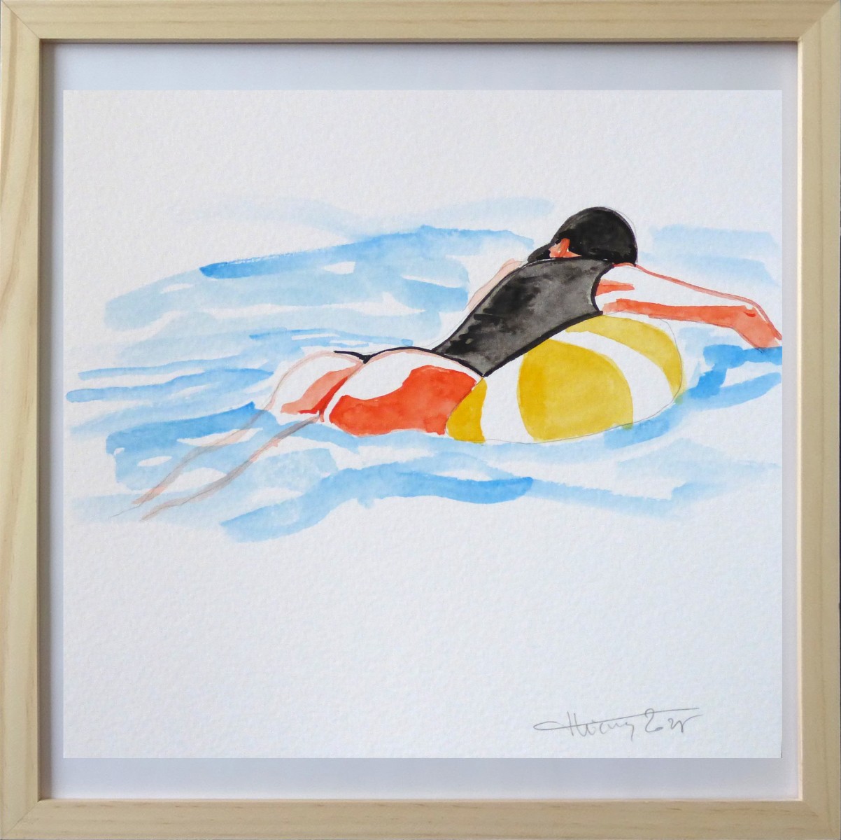 Nice, baigneuse endormie, de Thierry Démure Di Nicola The Art Cycle