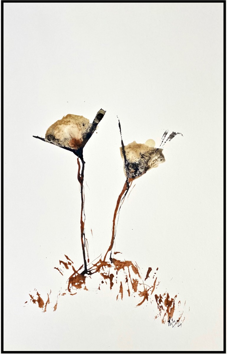 Fleurs marnes rouges Seyve Villard, de Thierry Moyne The Art Cycle