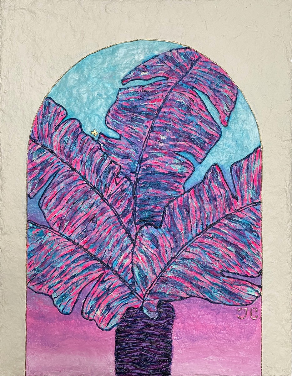 Palm tree in the arch 1, de Tiphanie Canada The Art Cycle