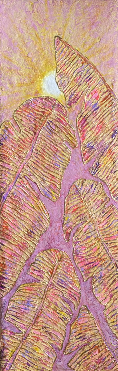 Sunset through the palms, de Tiphanie Canada The Art Cycle