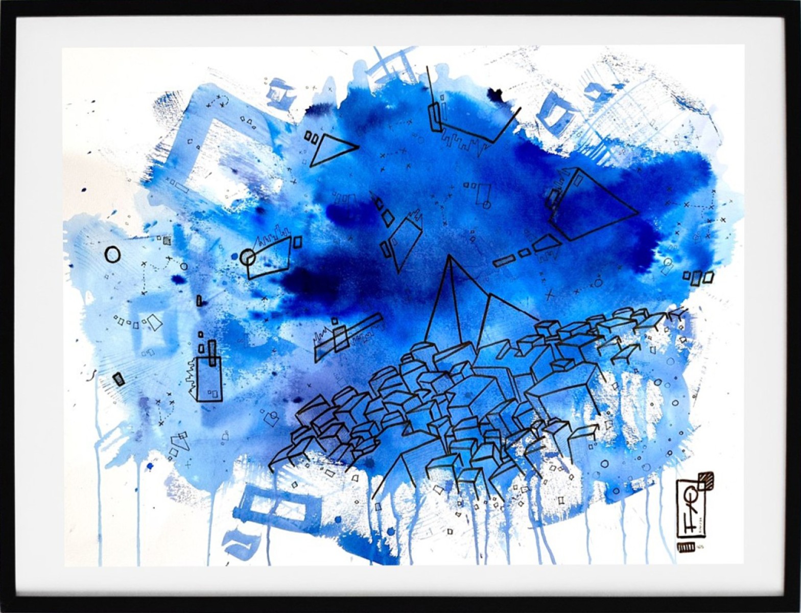 Poeme Bleu 165, de Tristan Alexandre The Art Cycle