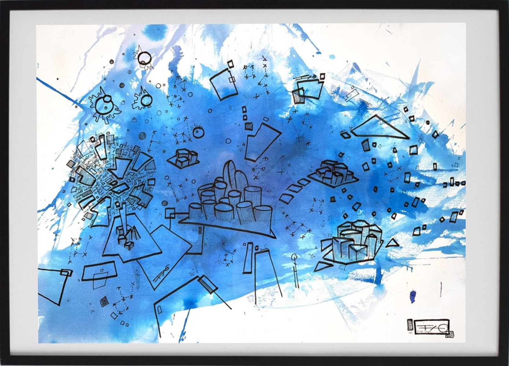 Poeme Bleu 183, de Tristan Alexandre The Art Cycle