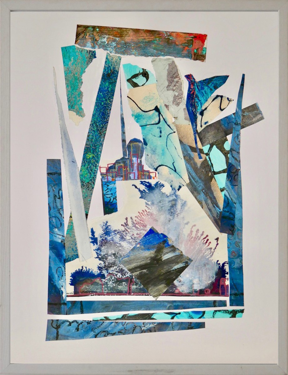 Composition indigo, de Vifke The Art Cycle