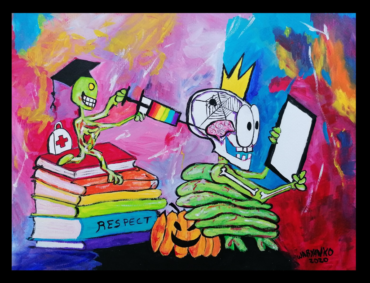 Education urgence, de Wabyanko The Art Cycle
