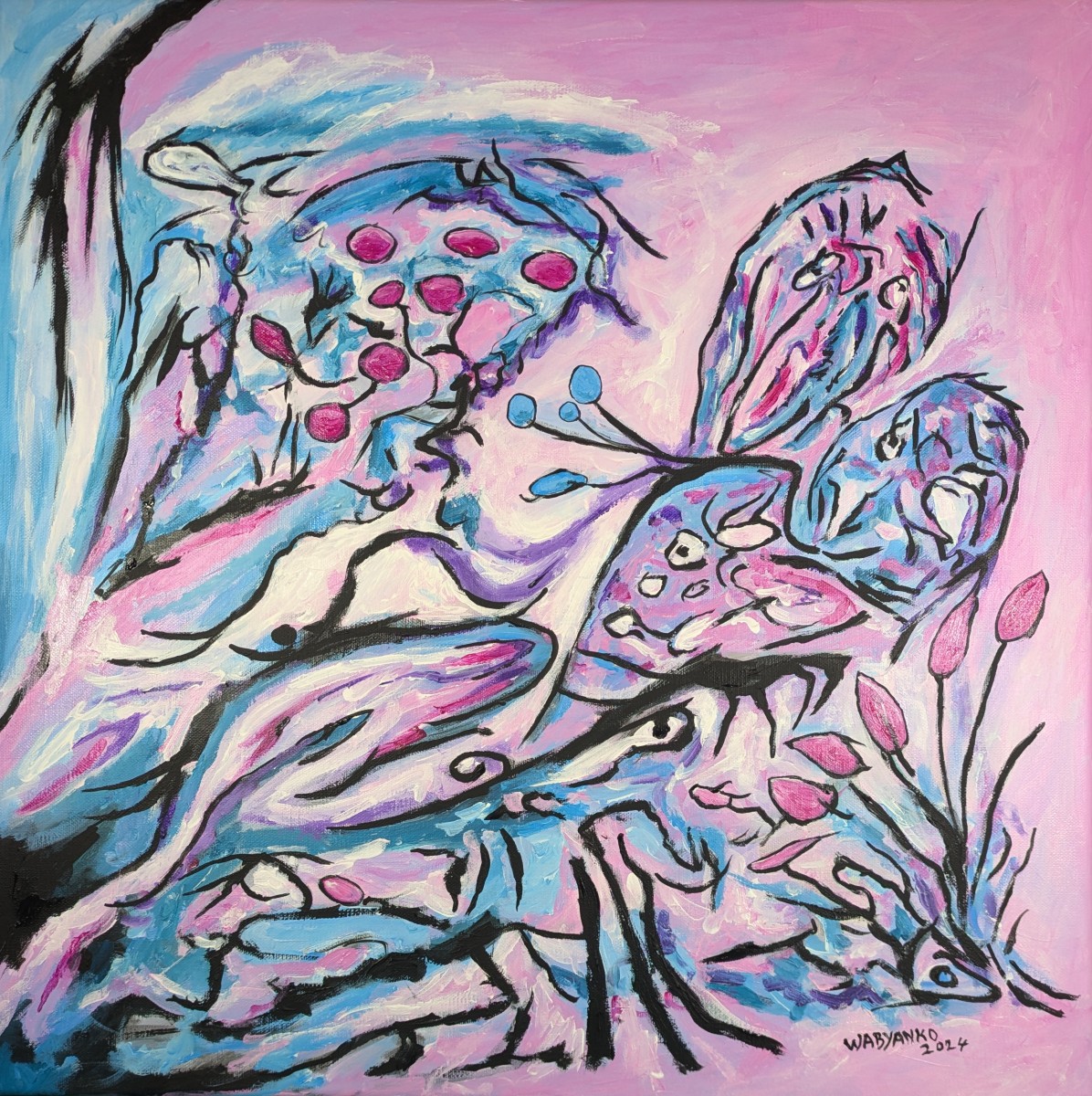 Human nature fragile, de Wabyanko The Art Cycle