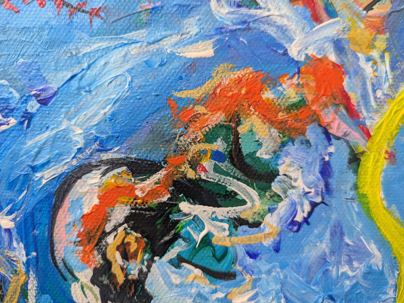 wabyanko lesfilsrougessilencieuxabstrait theartcycle photo_secondaire 1863272019.jpeg The Art Cycle