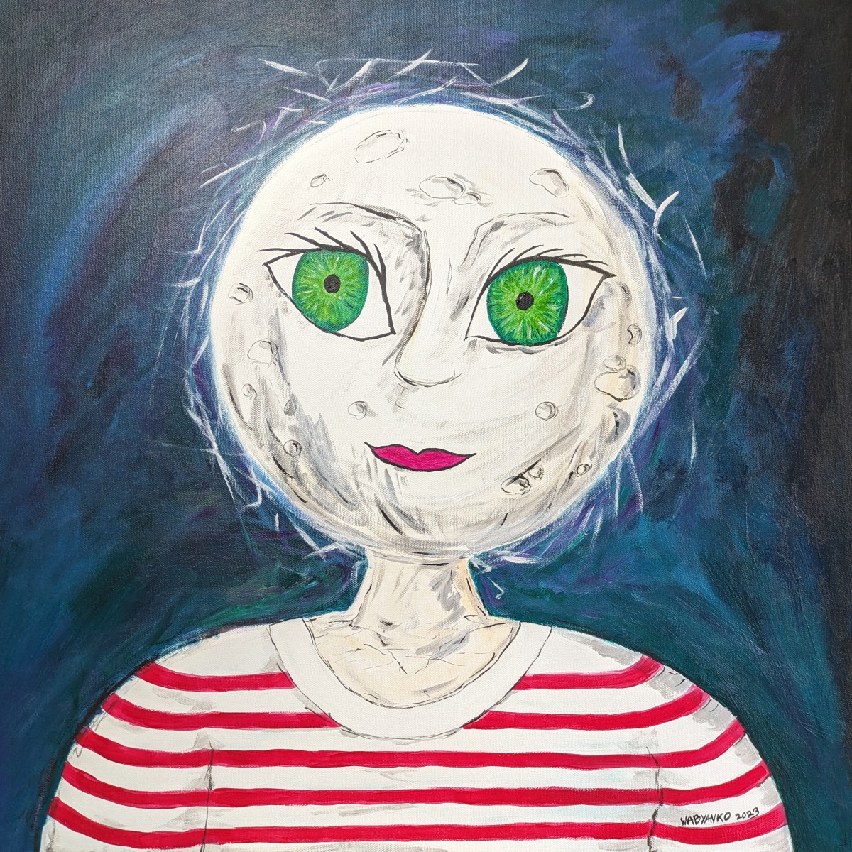 Madame Lune Marinière, de Wabyanko The Art Cycle
