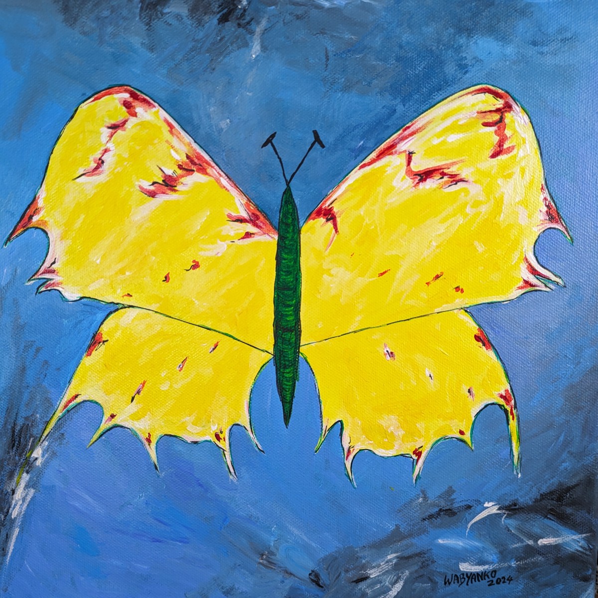 Papillon citron, de Wabyanko The Art Cycle