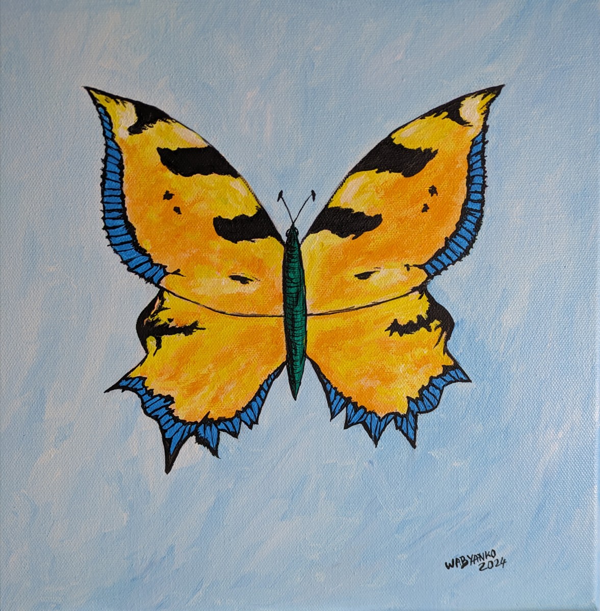 Papillon petite tortue, de Wabyanko . The Art Cycle