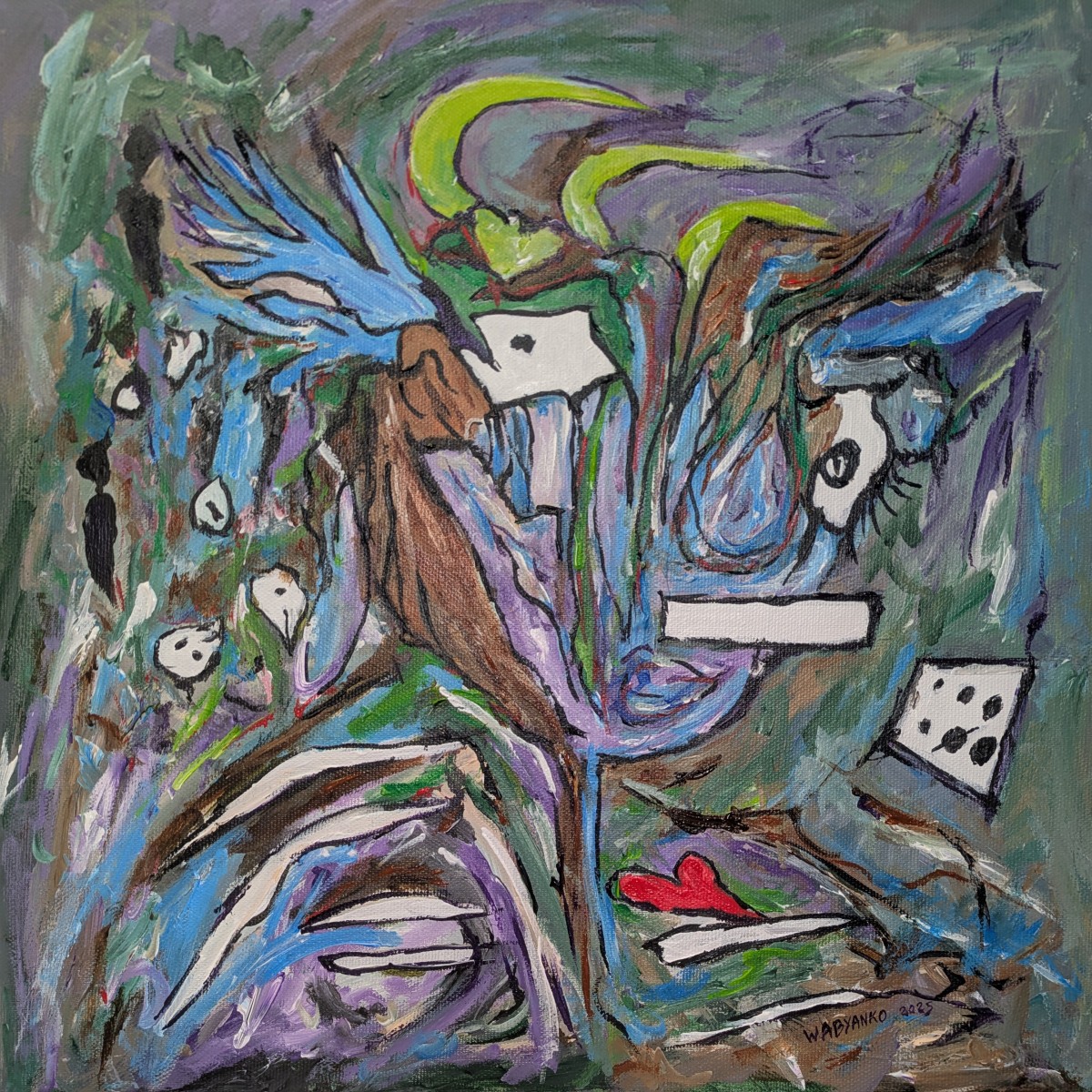 Portrait silence, de Wabyanko The Art Cycle