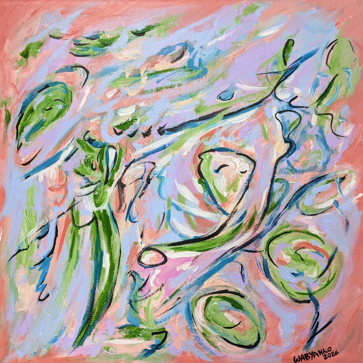 Printemps abstrait, de Wabyanko The Art Cycle