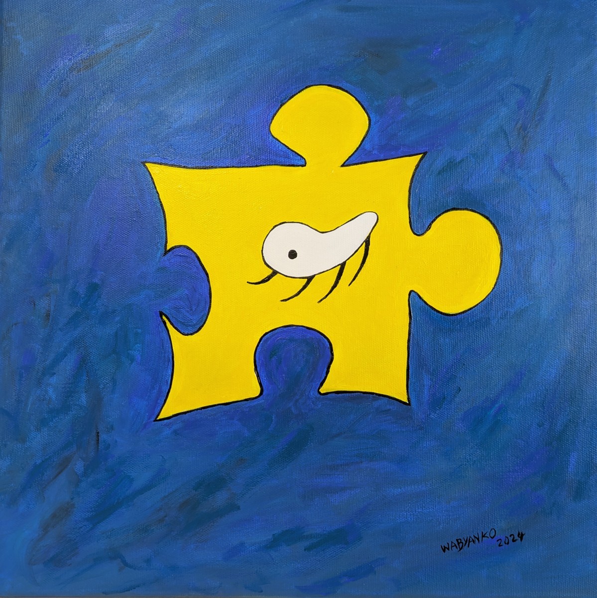 Puzzle jaune, de Wabyanko The Art Cycle