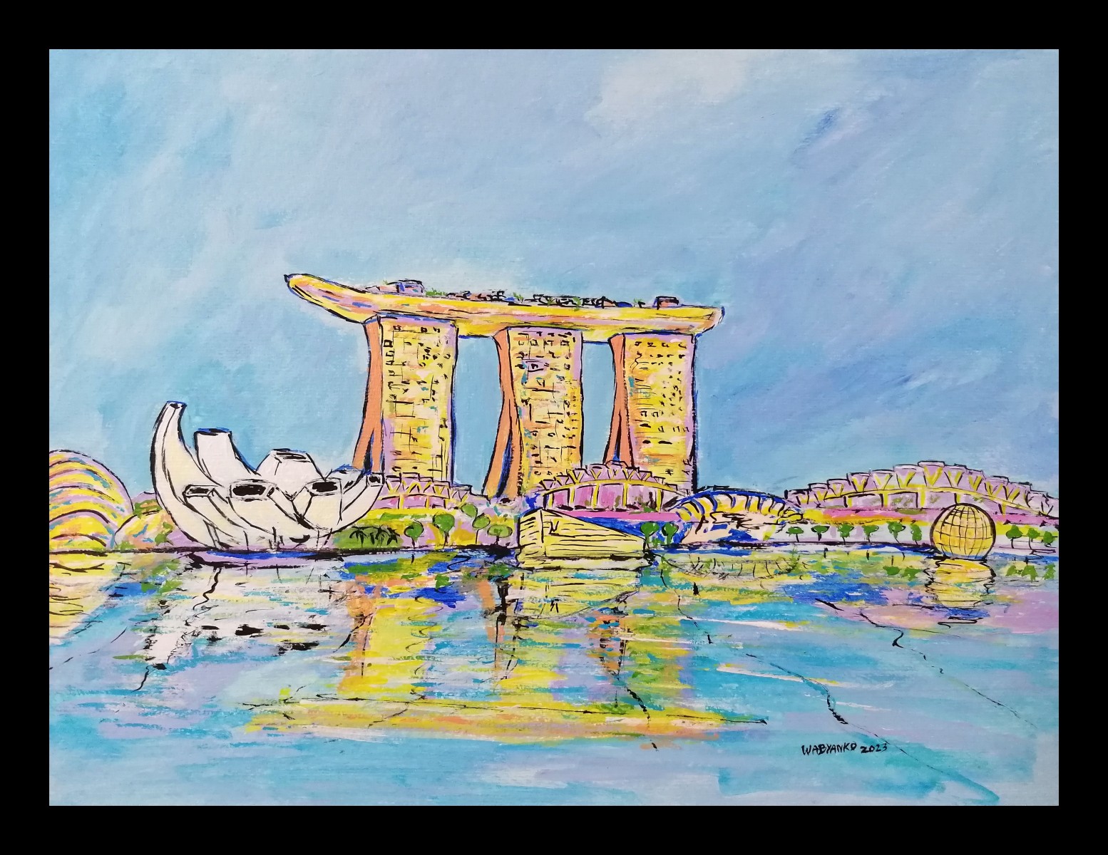 Singapore Marina front, de Wabyanko The Art Cycle