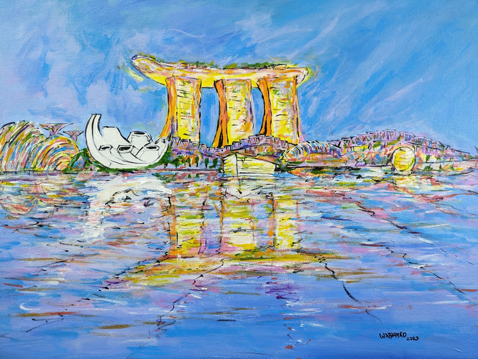 Singapour Marina Juin, de Wabyanko The Art Cycle
