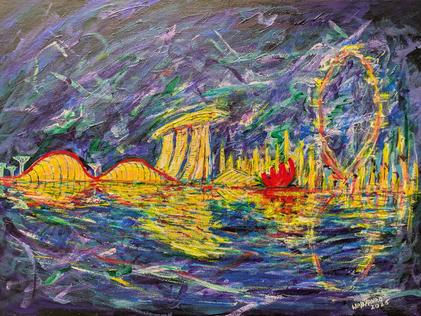 Singapour marina vibration, de Wabyanko The Art Cycle
