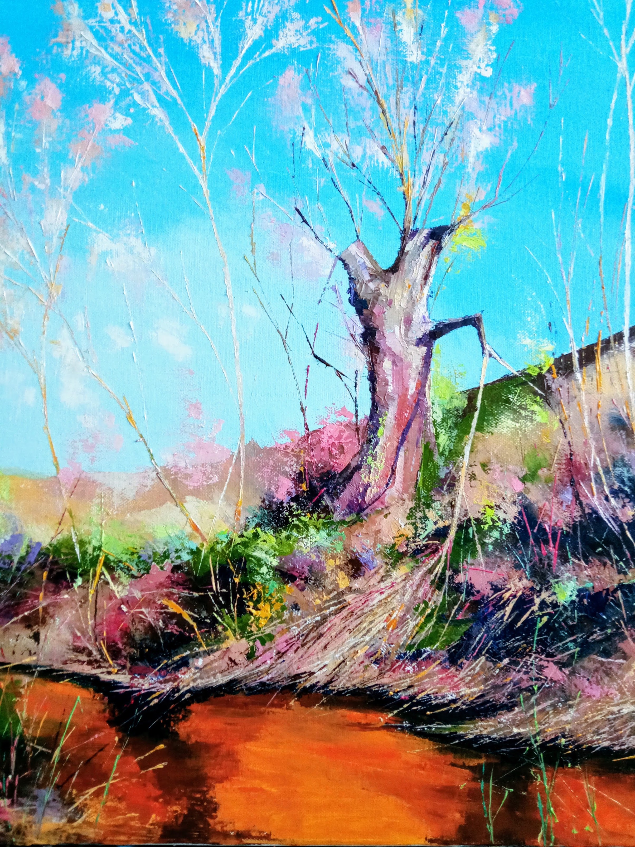 xichen oldtreestump peinture paysage theartcycle photo_principale.jpg The Art Cycle