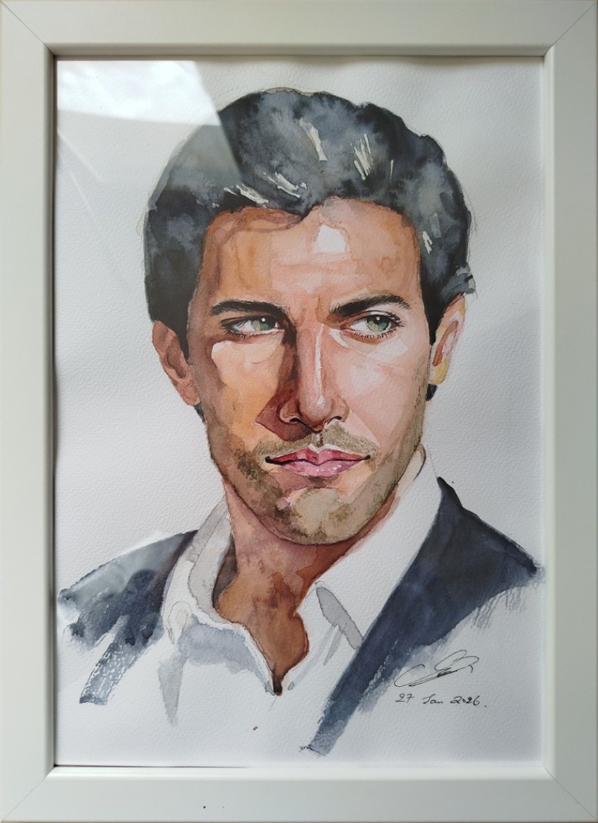 Portrait homme, de Xi Chen The Art Cycle