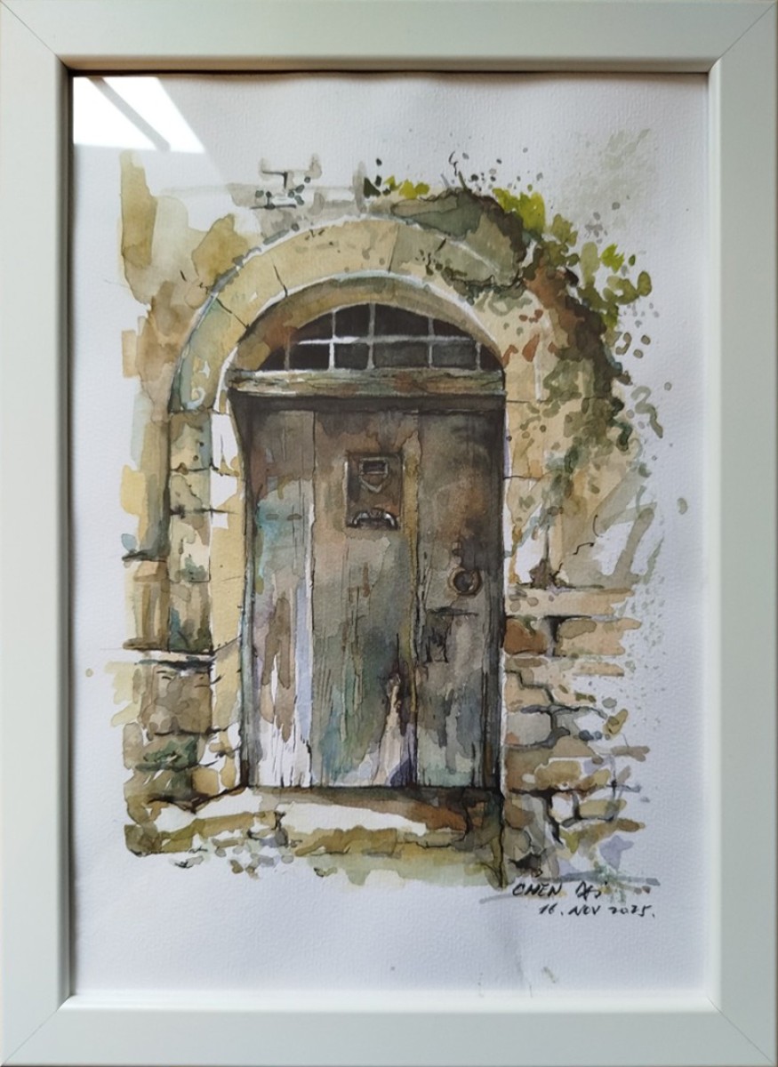 Vieille porte, de Xi Chen The Art Cycle