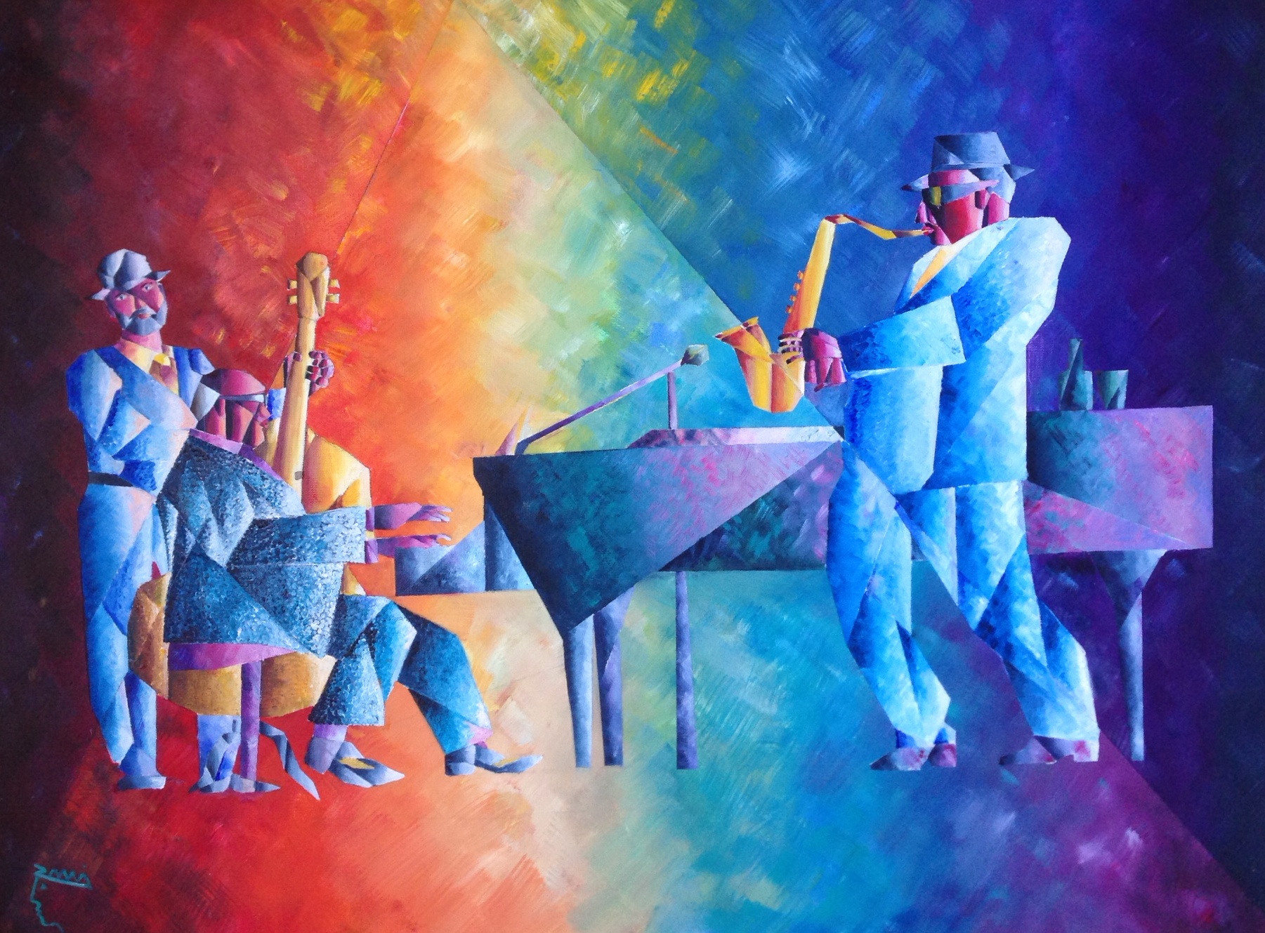 zanni mensjazz peinture scene_de_vie theartcycle photo_principale.jpg The Art Cycle